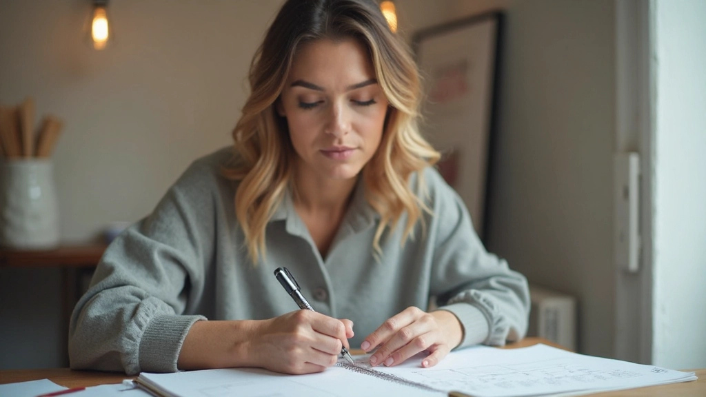 Schuldenafbetaling planning met kalender en aantekeningen